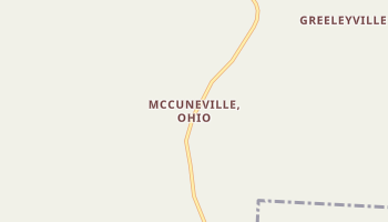 McCuneville, Ohio map