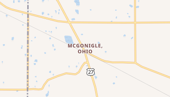 McGonigle, Ohio map