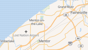 Mentor, Ohio map