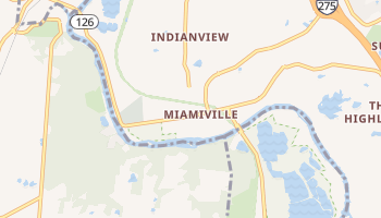 Miamiville, Ohio map