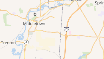 Middletown, Ohio map