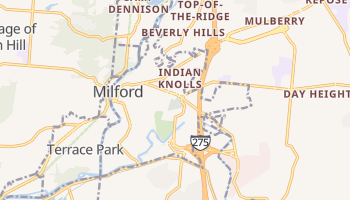 Milford, Ohio map