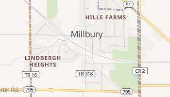 Millbury, Ohio map