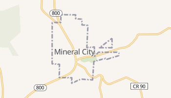 Mineral City, Ohio map