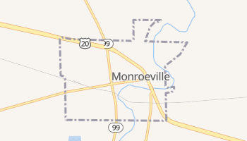 Monroeville, Ohio map