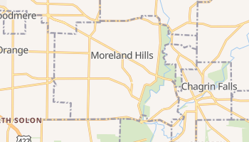 Moreland Hills, Ohio map