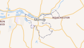 Morrow, Ohio map
