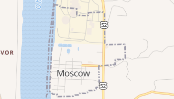 Moscow, Ohio map