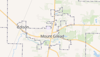 Mount Gilead, Ohio map