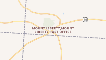 Mount Liberty, Ohio map