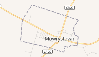 Mowrystown, Ohio map