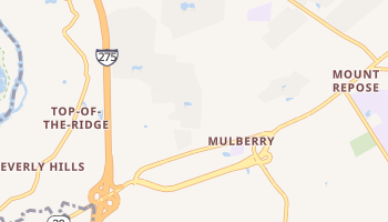 Mulberry, Ohio map