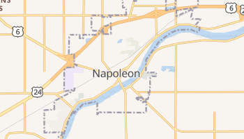 Napoleon, Ohio map