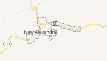 New Alexandria, Ohio map