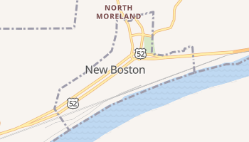 New Boston, Ohio map