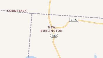 New Burlington, Ohio map