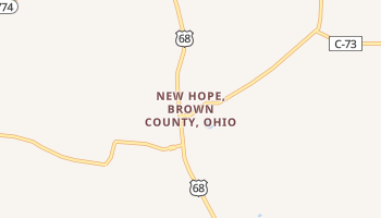 New Hope, Ohio map