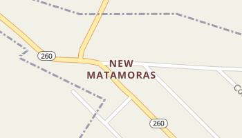 New Matamoras, Ohio map
