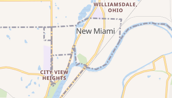 New Miami, Ohio map