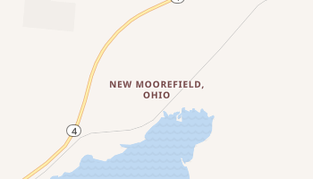 New Moorefield, Ohio map