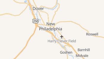 New Philadelphia, Ohio map