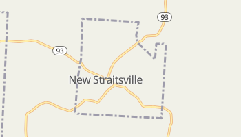 New Straitsville, Ohio map