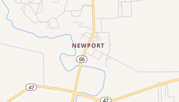 Newport, Ohio map
