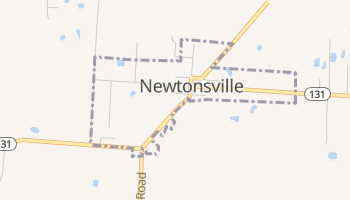 Newtonsville, Ohio map