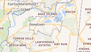 Newtown, Ohio map