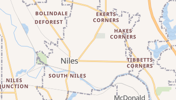 Niles, Ohio map