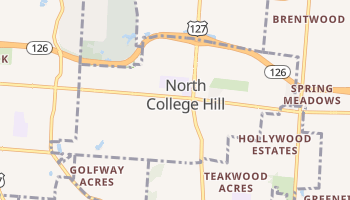 North College Hill, Ohio map