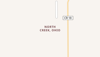 North Creek, Ohio map