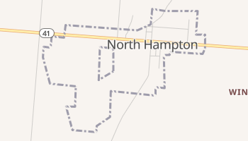 North Hampton, Ohio map