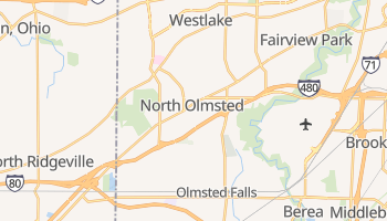North Olmsted, Ohio map