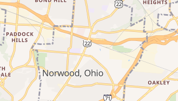 Norwood, Ohio map