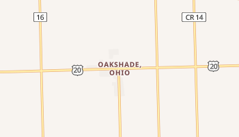 Oakshade, Ohio map
