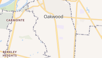 Oakwood, Ohio map
