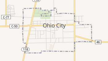 Ohio City, Ohio map