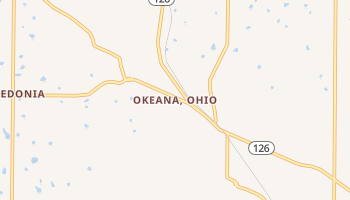 Okeana, Ohio map