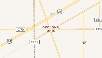 Okolona, Ohio map