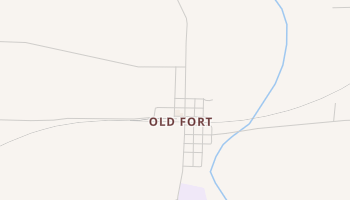 Old Fort, Ohio map