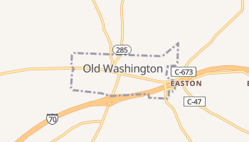 Old Washington, Ohio map