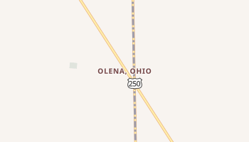 Olena, Ohio map