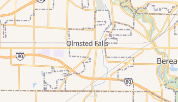 Olmsted Falls, Ohio map