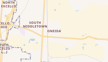 Oneida, Ohio map