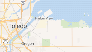 Oregon, Ohio map