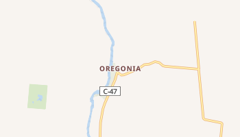 Oregonia, Ohio map