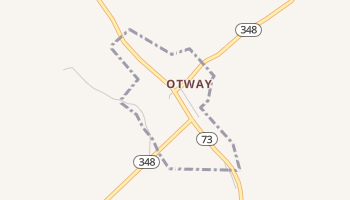 Otway, Ohio map