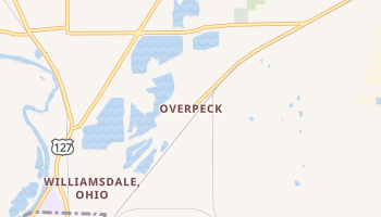 Overpeck, Ohio map