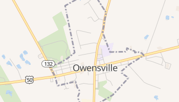 Owensville, Ohio map